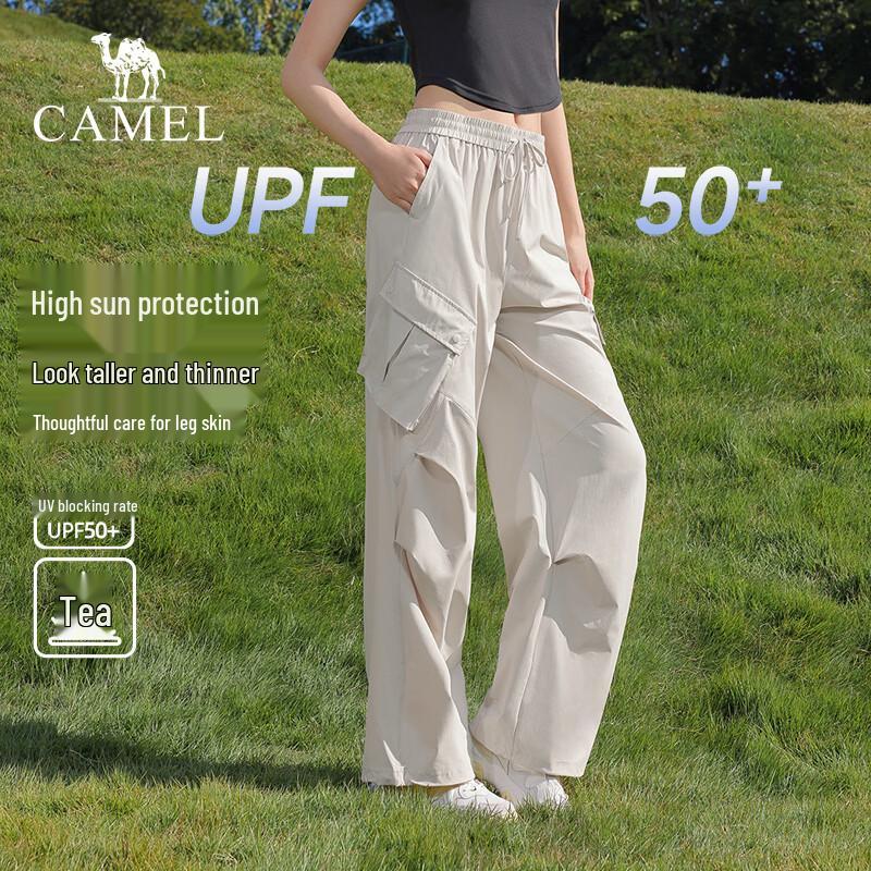 CAMEL Women's Outdoor Sun Protection Ice-Feel Cargo Pants