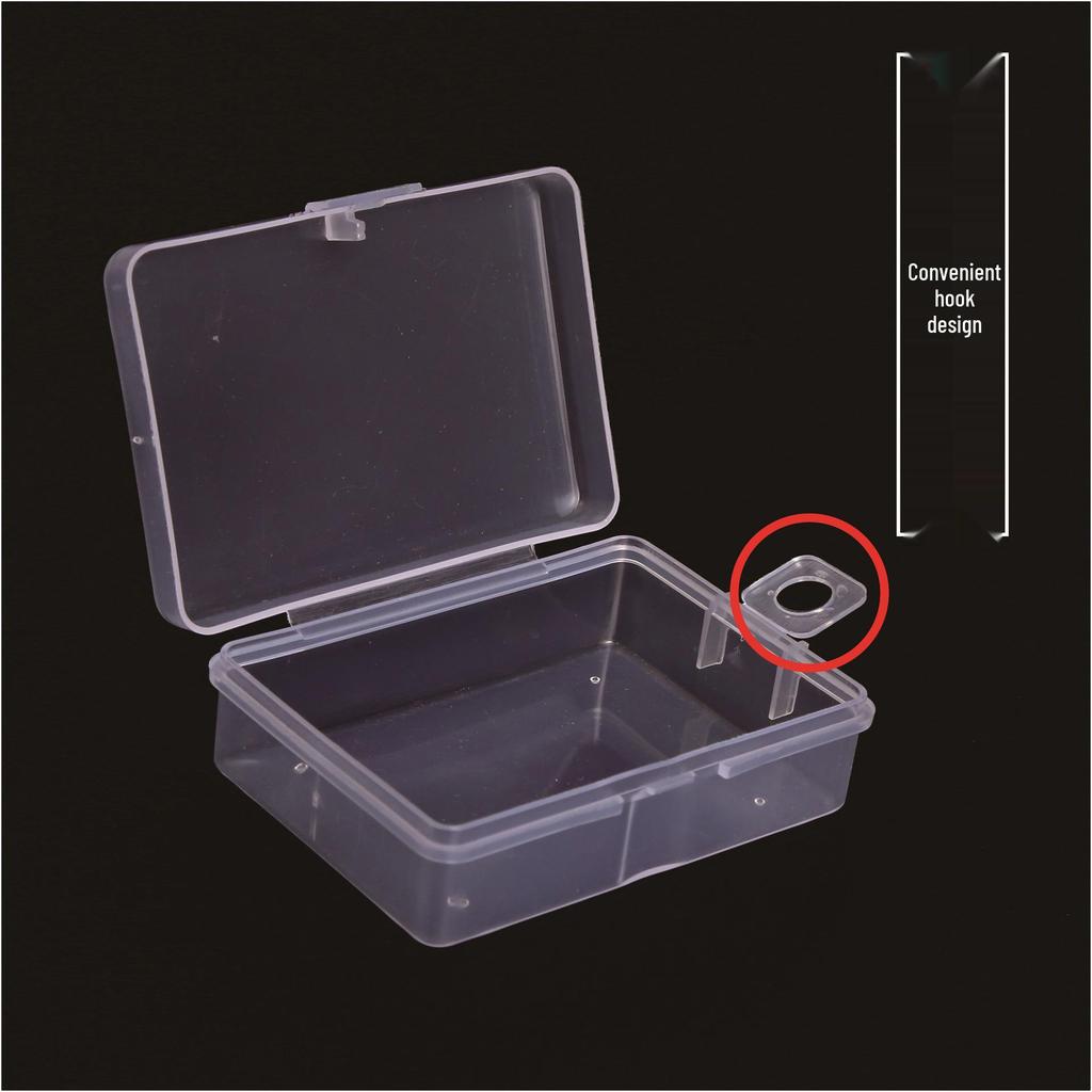 Clear Small Plastic Storage and Jewelry Box
