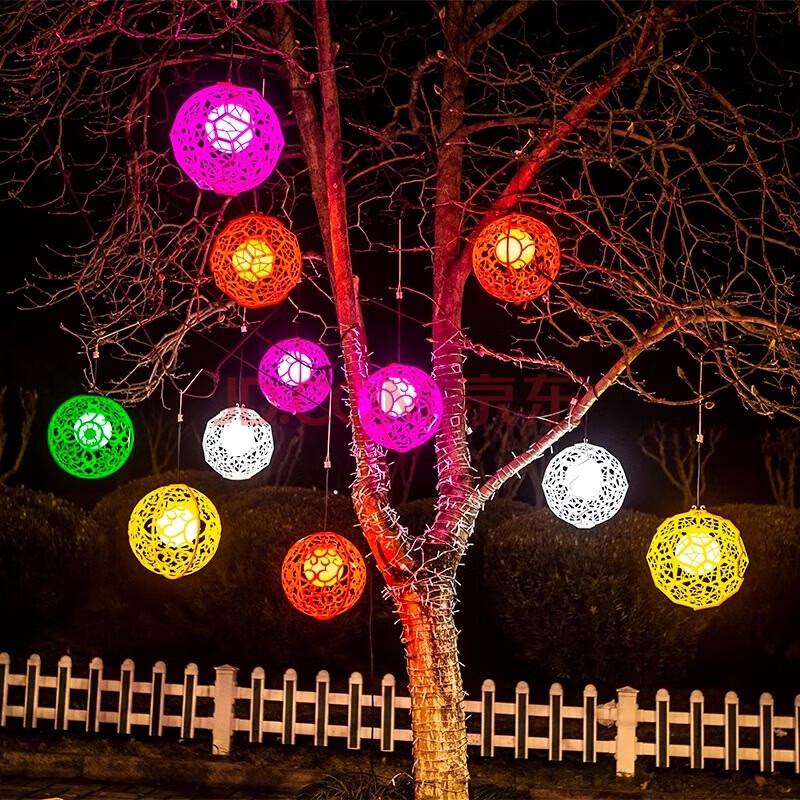 Luminous Hydrangea Ball-in-Ball Tree Decorative Light