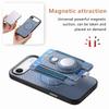 Holder for AirTag/iPhone Air Case Detachable Card Holder Leather+TPU+PC Phone Cover
