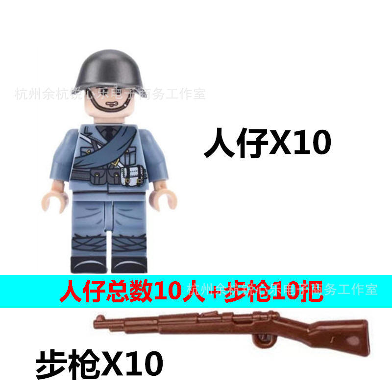 SU-76 Self-Propelled Gun Building Blocks Set Military Weapons Toy with 2 Soldiers Bricks Kit Su76 Christmas Birthday Gifts