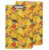 Inkdotpot Decorative Clipboard Letter Size with Low Profile Clip,Retractable Key Hole for Hanging Paperboard for Office School w/Free Marker & Eraser