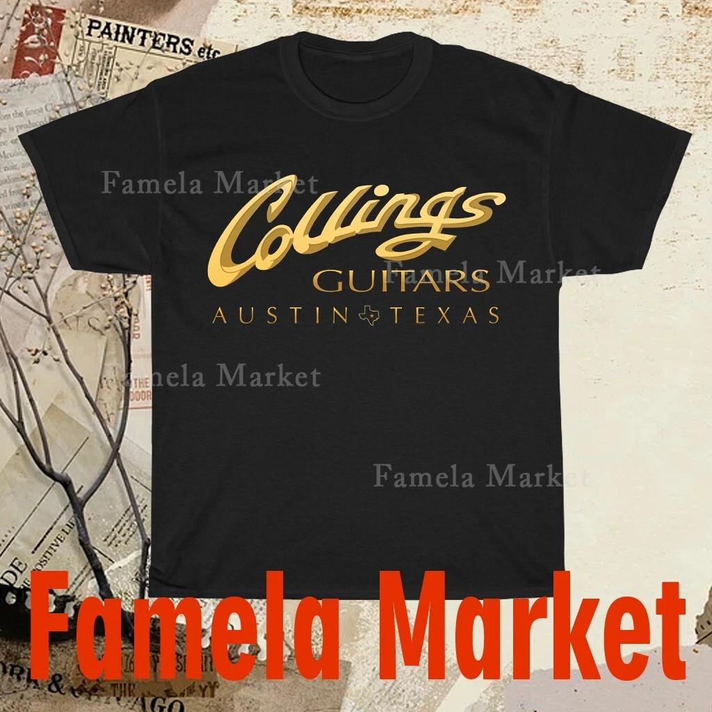 

Collings Guitar Logo TEE T-Shirt Funny American Size S to 5XL T-Shirt M