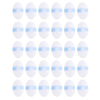 30 Pieces Water Proof Ear Covers Clear Skin Friendly Silicone Ear Stickers with Cotton Ball for Swim
