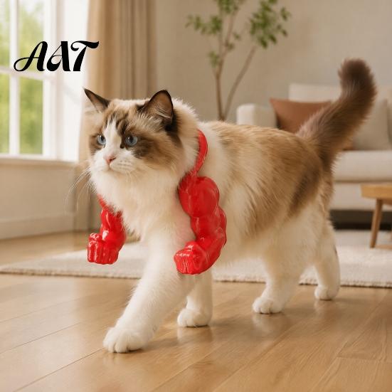 Pet Costume Props Cat Muscle Arms, Hilarious 3D Printed Muscular Creative Photo Shoulder Attachment for Feline Cosplay, Fun Interactive