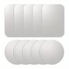 Thin Metal Plate Disk Iron Sheet for Magnetic Car Phone Holder Universal Iron Sheet Disk Sticker Tablet Desk Cell Phone Bracket