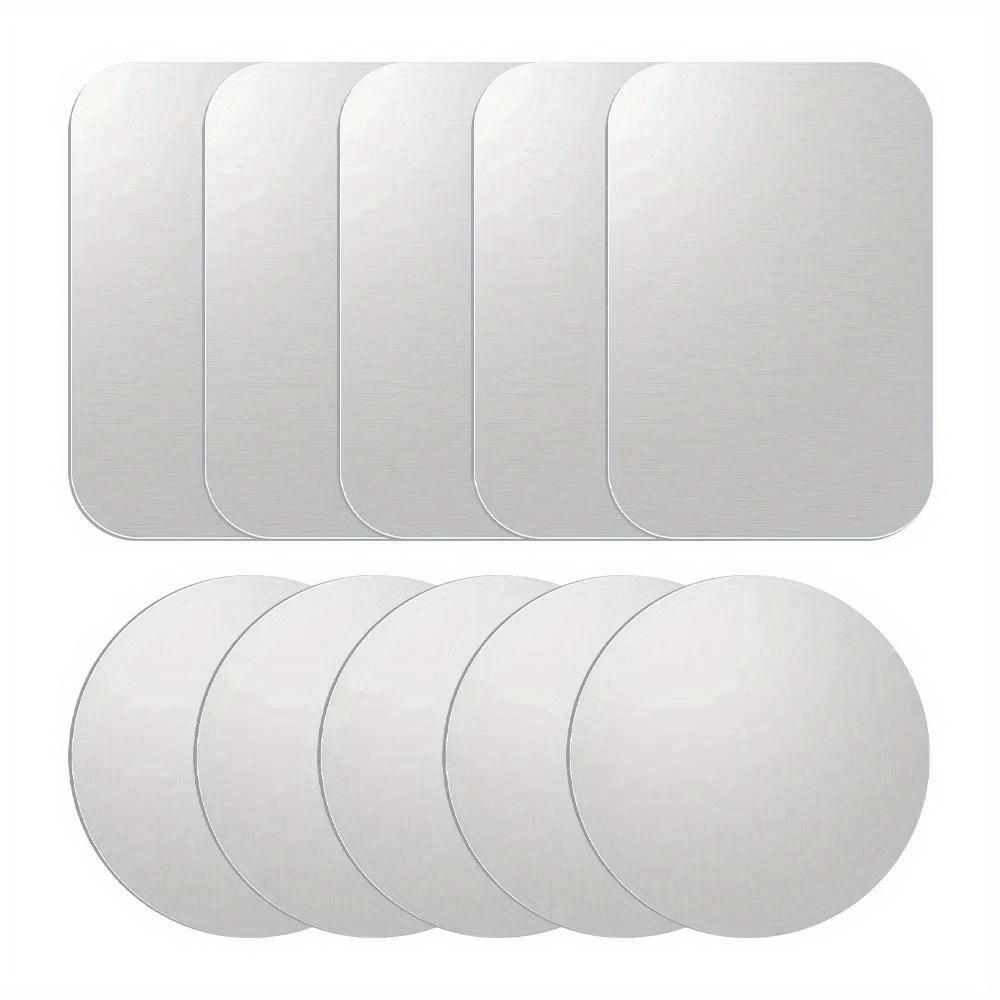Thin Metal Plate Disk Iron Sheet for Magnetic Car Phone Holder Universal Iron Sheet Disk Sticker Tablet Desk Cell Phone Bracket