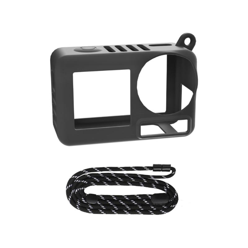 Durability Silicone Case For Action 5Pro Cameras, Easy Grip With Comfortable Lanyard Adventure Sport Camera Accessories