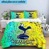 3pcs Tottenham Hotspur F.C Design Printed Bedding Set Duvet Cover Closure Includes 1 Duvet Cover & 2 Pillowcases Bedding Sets Home Decor Gifts
