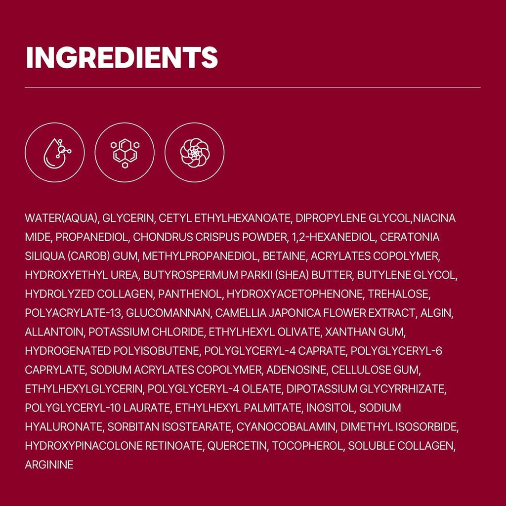 [korean Mask Set] ROUND LAB | Camellia Deep Collagen Firming Gel Mask 34g (4 Sheets) | Elasticity Boosting Mask