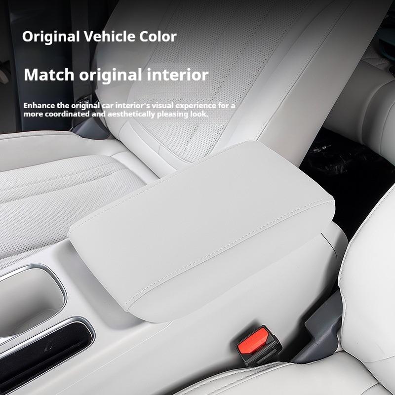 For Geely EX2 Starry Wish Center Armrest Cover Leather Protector Central Console Pad Elbow Support Pad Car Accessories
