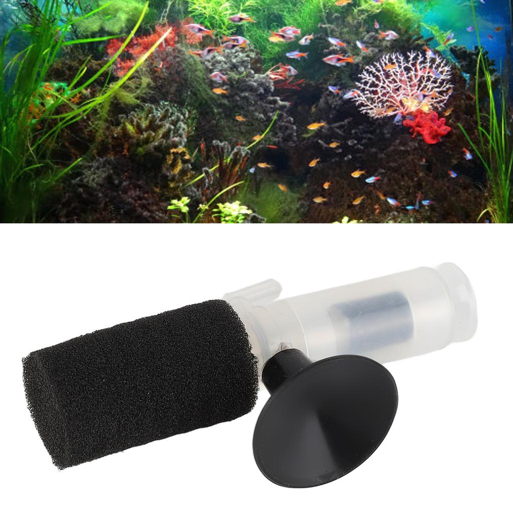 Aquarium Sponge Filter, Small Portable Fish Filter with Bubble Stone to Increase Oxygen, Easy to Install and Clean for Freshwater and Aquariums