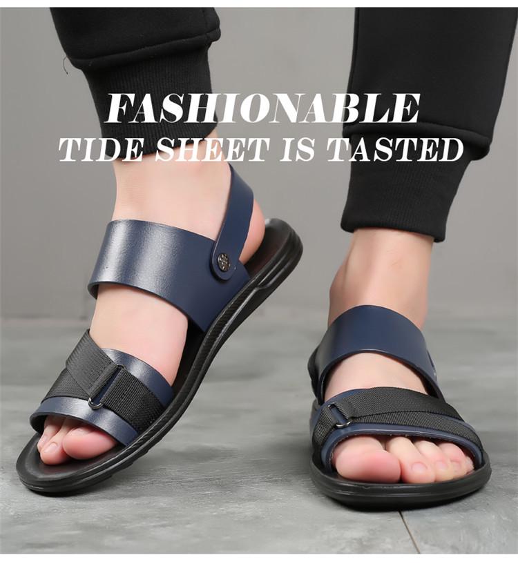 Men's 2025 Trendy Summer Outdoor Sandals - Casual Beach Flip-Flops for Youth