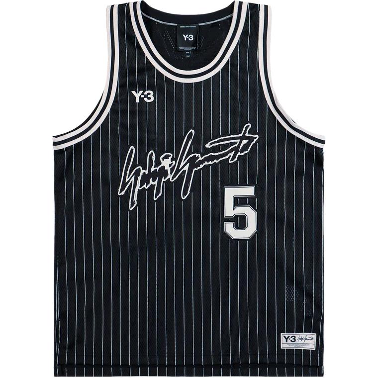 Y-3 Elite 5 BBall Jersey Black Unisex Tops KS7641 XL
