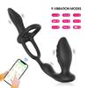 Prostate Massager with Locking Ring – Powerful Vibrating Anal Plug for Men, Pleasure Training & Strong Orgasms