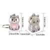 1 Pcs Exquisite Kitten Puppy Shape Keychain Foldable Nail Clipper Stainless Steel Rotary Toenail & Fingernail Manicure Trimmer