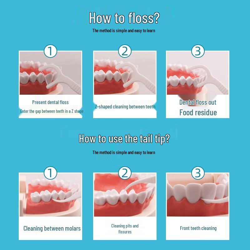 DR. Ya Tiefenreinigung Zahnseide-Sticks