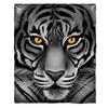 Realistic Tiger Skin Blankets Flannel Textile Decor Animal Print Skin Animal Portable Warm Throw Blankets for Bed Rug Piece King