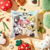 Cushion Cover Plush Fabric Soft DoubleSided Printed Sofa Warm Winter Home Gift Pillow Cover PPuella MMagi Madoka Magica