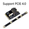 M.2 Key A+E To NVME  Adapter PCIE4.0 For 2230 2242 2260 2260 2280 Risers Card  Installation with Bracket