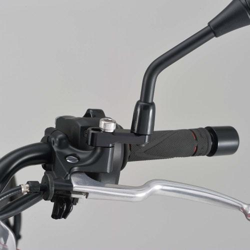 Motocyklové zrcátko Daytona Stay 1 kus na každé straně 10 mm šroub vpřed/vzad součástí Offsetový držák 35-45 mm Černá 99613