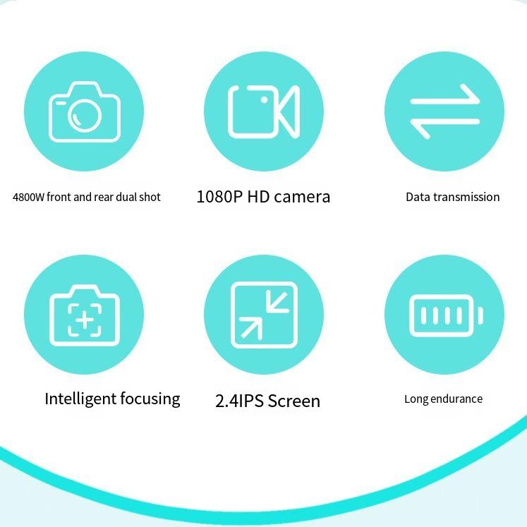 Aparat foto pentru copii4800WPhase Element Aparat foto digital cu ecran de 2,4 inchi