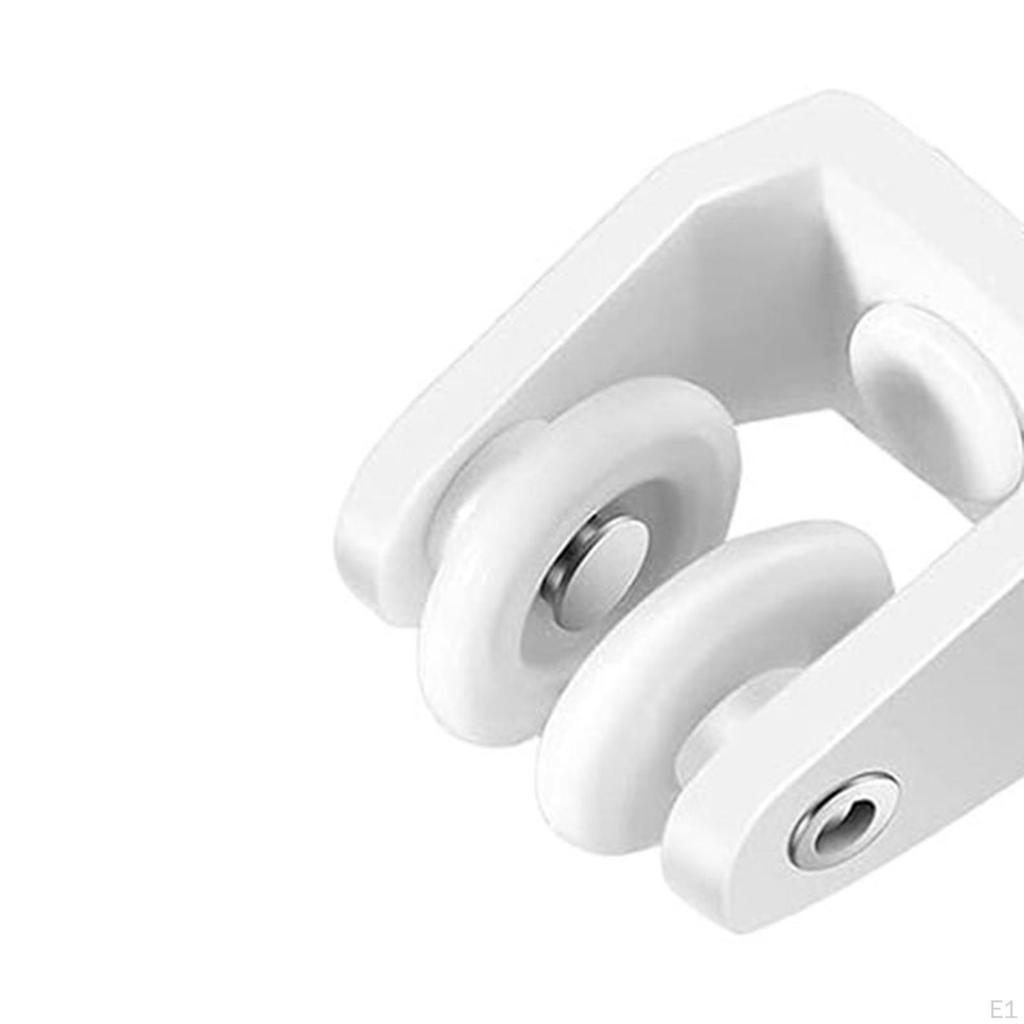 50 ślizgaczy kurtynowych, ślizgacz z podwójnym kołem, krążek szynowy, cichy krążek