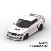 MOC Building Blocks 8 Grid Vehicle Assembly Toy Race Car Model Creative Construction Set for Boys and Adults
