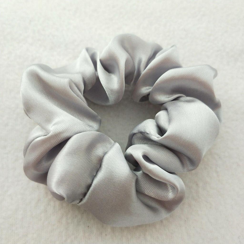 Satin Silk Hair Tie: High-End Women's Rubber Band for Elegant Buns