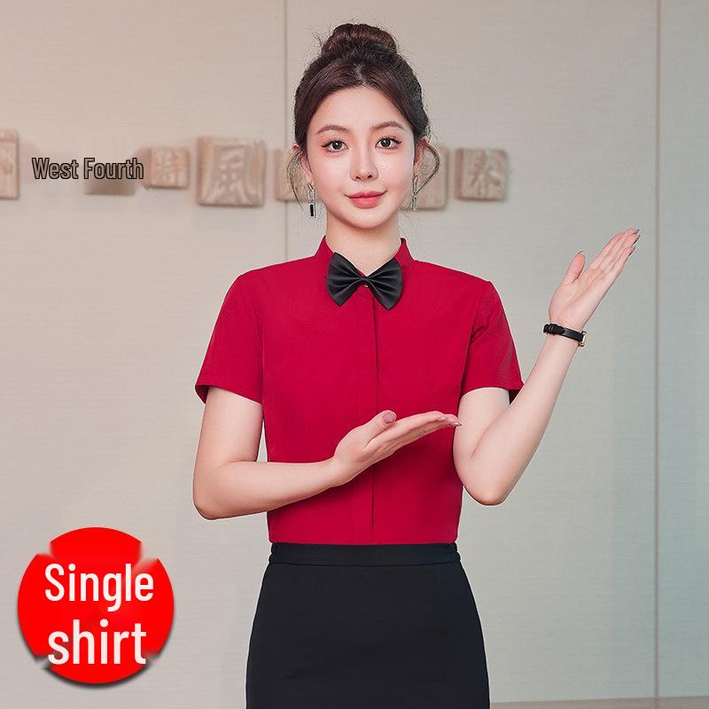 

Профессиональная униформа для персонала ресепшена, бара, KTV и кофейни - мужская и женская одежда XXXL