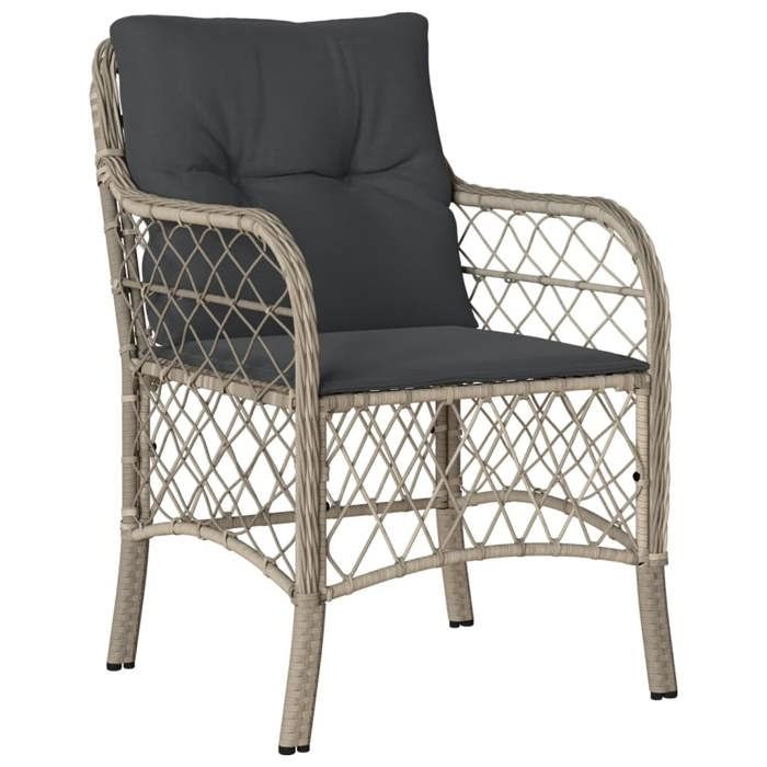 VidaXL Ensemble à Manger de Jardin avec Coussins 5 pcs, Table et Chaise de Terrasse, Meubles de Patio, Mobilier d'Extérieur, 3212176