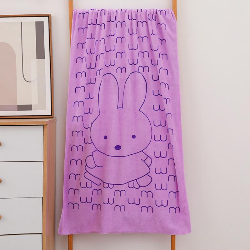 Gaoyang Cartoon Quick-Dry Children's Bath Towel, Water-Absorbent, 70x140cm, Adult & Beach Use