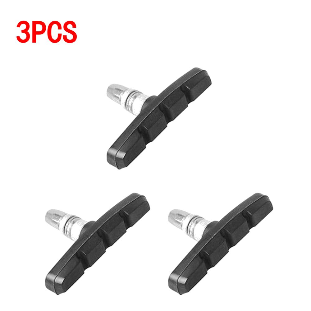 1-5Pcs MTB Mountain Bike Brake Pads Block V Brake Holder Rubber Bicycle Cycling V-brake Shoes Pads Cycling Riding Accessories