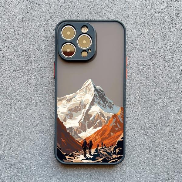 Fog Mountains Landscape Phone Case for iPhone 16 15 14 12 13 Mini 11 Pro Max X XS XR SE2 7 8 Plus Shockproof Back Cover Fundas