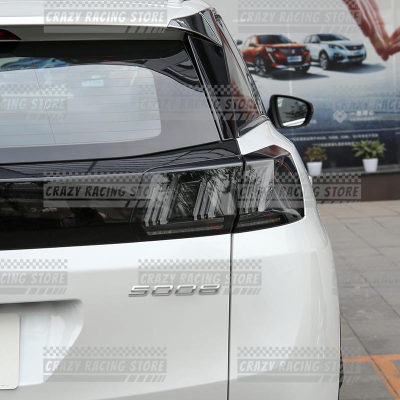 Car Badges For b444 3008 2008 5008 New Style Rear Trunk Emblem Metal 3D Stickers Body Decals Lettering Decor Styling 444b