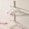 Clothes Hanger Storage Artifact No Punching Bedroom Organization Multifunctional Household Foldable Clip-Proof Anti-Slip