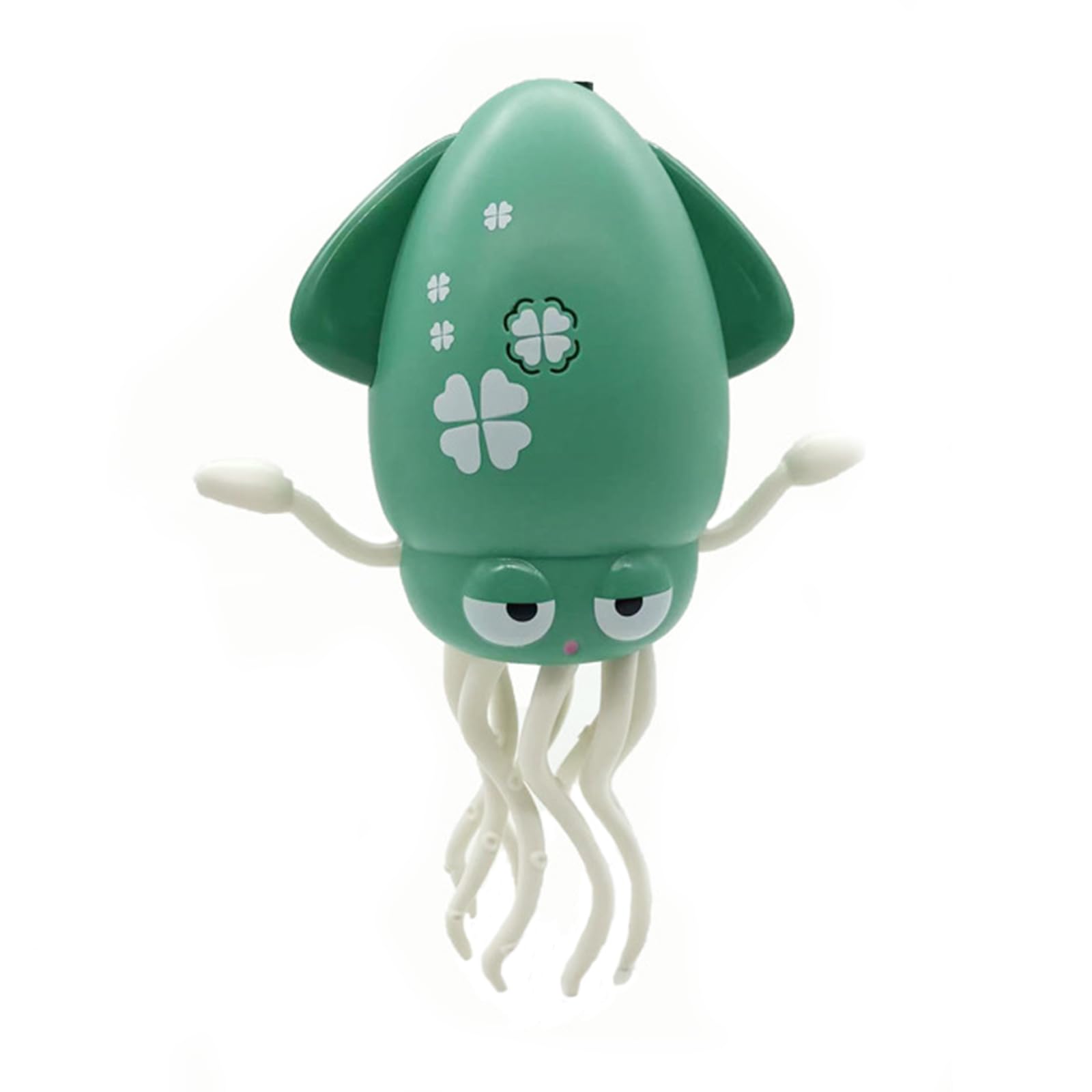 

Двигающаяся и танцующая игрушка-кальмар, электрическая игрушка-кальмар с автоматическим обходом препятствий, светодиодной подсветкой и музыкой для собак и кошек, для игр в помещении,