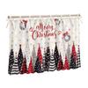 Christmas Tree Oven Door Curtain Decoration for Holiday Kitchen Decor