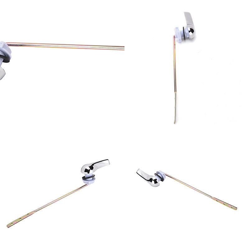 Universeller Toilettenspülhebel Chrom Toilettenschlüsselgriff Passt für die meisten Toiletten