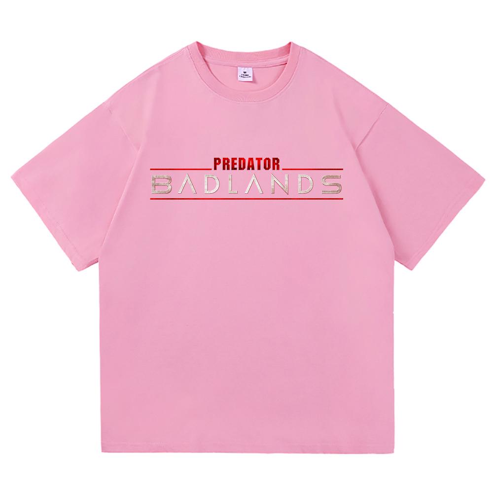 Predator Badlands T Shirt 2025 Fashion Movie Men/women Clothing Vintage Harajuku High Quality Clothes Cotton Tshirts