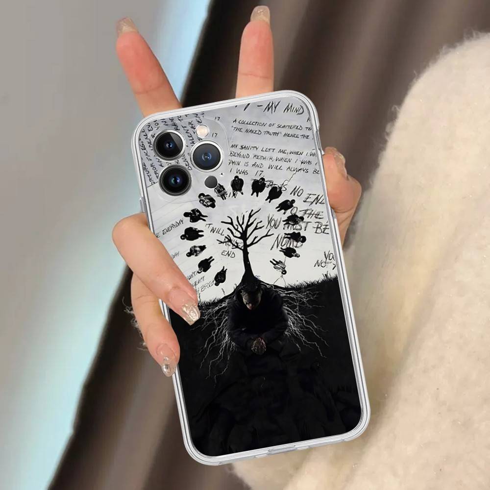 Rapper X-XXXTentacionS For IPhone 11 12 13 14 15 16 17 Pro Max Plus 13 Mini Silicone Soft Transparent Back