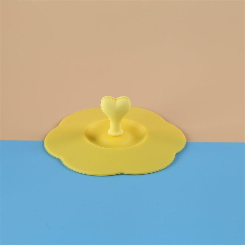 105mm Food-grade Silicone Cup Lid Mickey Mouse-shaped Cartoon Figurine Mug