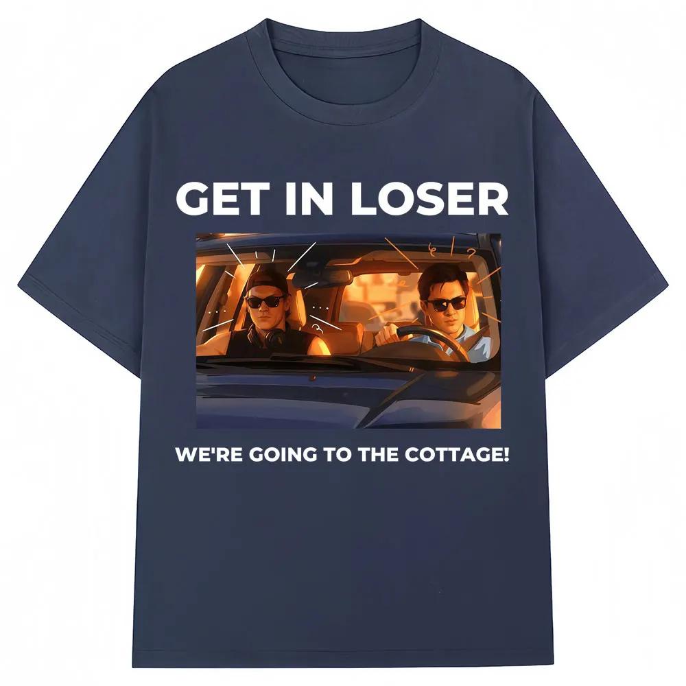Heated Rivalry Funny Meme Graphic T Shirts Im Coming The Cottage Hollanov Unisex Women Humor Vintage Tshirts Loose Cotton T Shirt