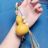 Handgefertigter Wenwan Kürbis Anhänger Schmuckstück - Kreatives Handwerksgeschenk zum Aufhängen für Zuhause oder Tasche