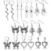 Women's Tassel and Pearl Crystal Stud Earring Set