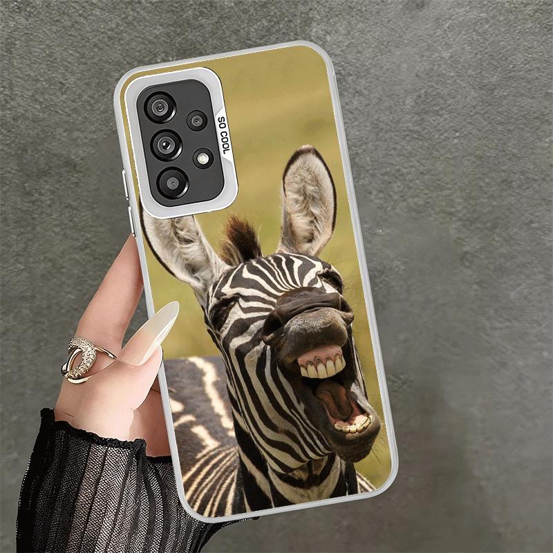 Funny Donkey Animal Shockproof Phone Case for Samsung A17 A16 A15 A14 A37 A57 A36 A56 A26 A35 A55 A25 A34 A54 A24 A13 A23 A33 A5