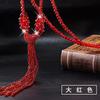 Geometric Pendant Necklace With Large And Small Squares