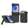 CAXITON Samsung Z Flip7 Hinge Protection Wallet Phone Case