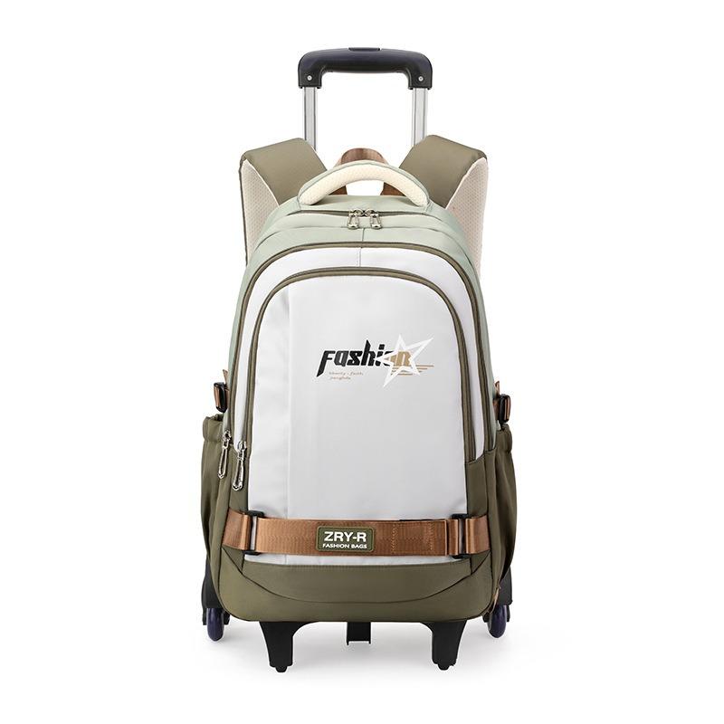 School Bag Roller Student Backpack 6 Wheels ZRY5203