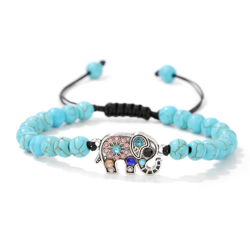JYL TS Bracelet Bridesmaid  Cluster Sweet Strengthens Friendship And Joy Turquoise пепельный